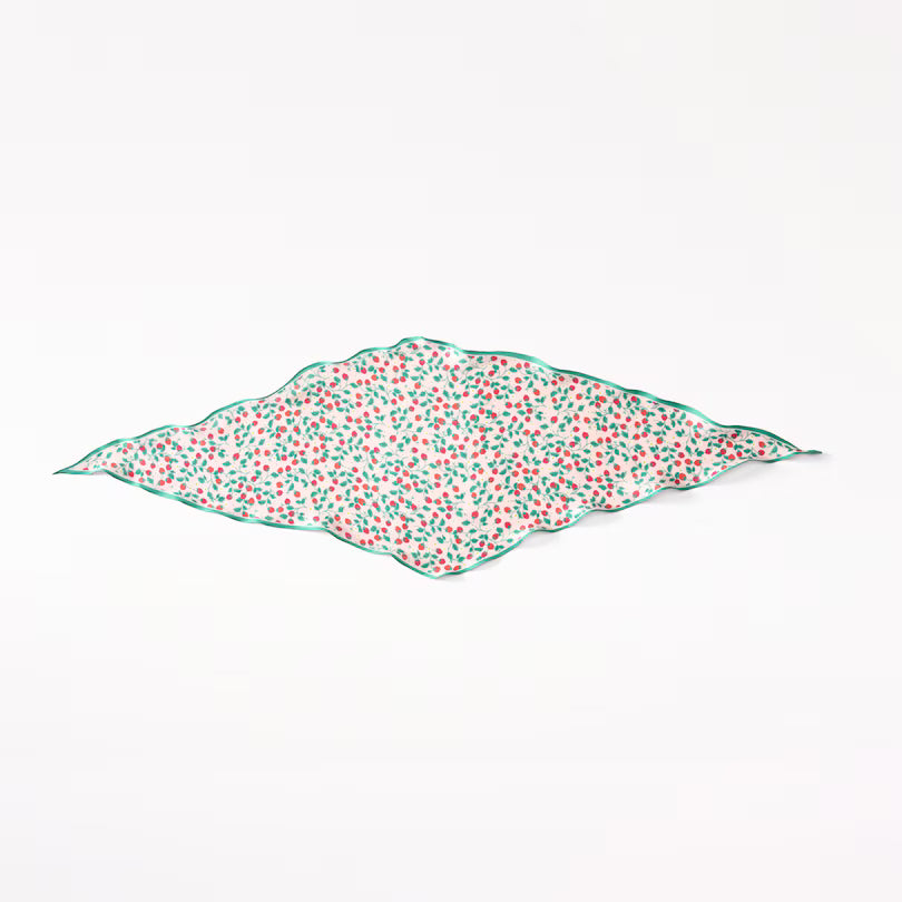 Raspberries Diamond Scarf