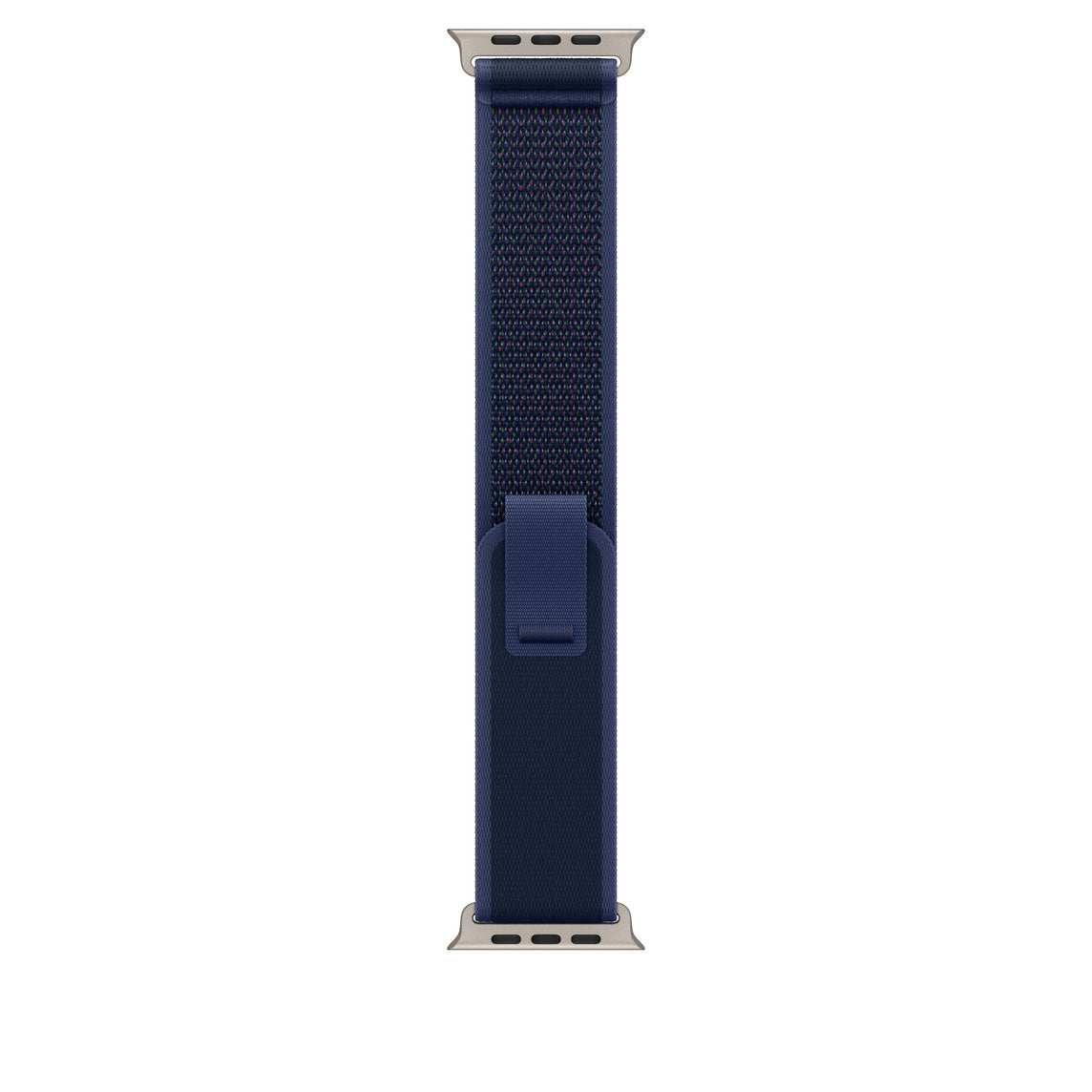 49mm Blue Trail Loop - S/M - Natural Titanium Finish