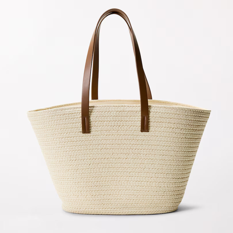 Straw Natural Bag