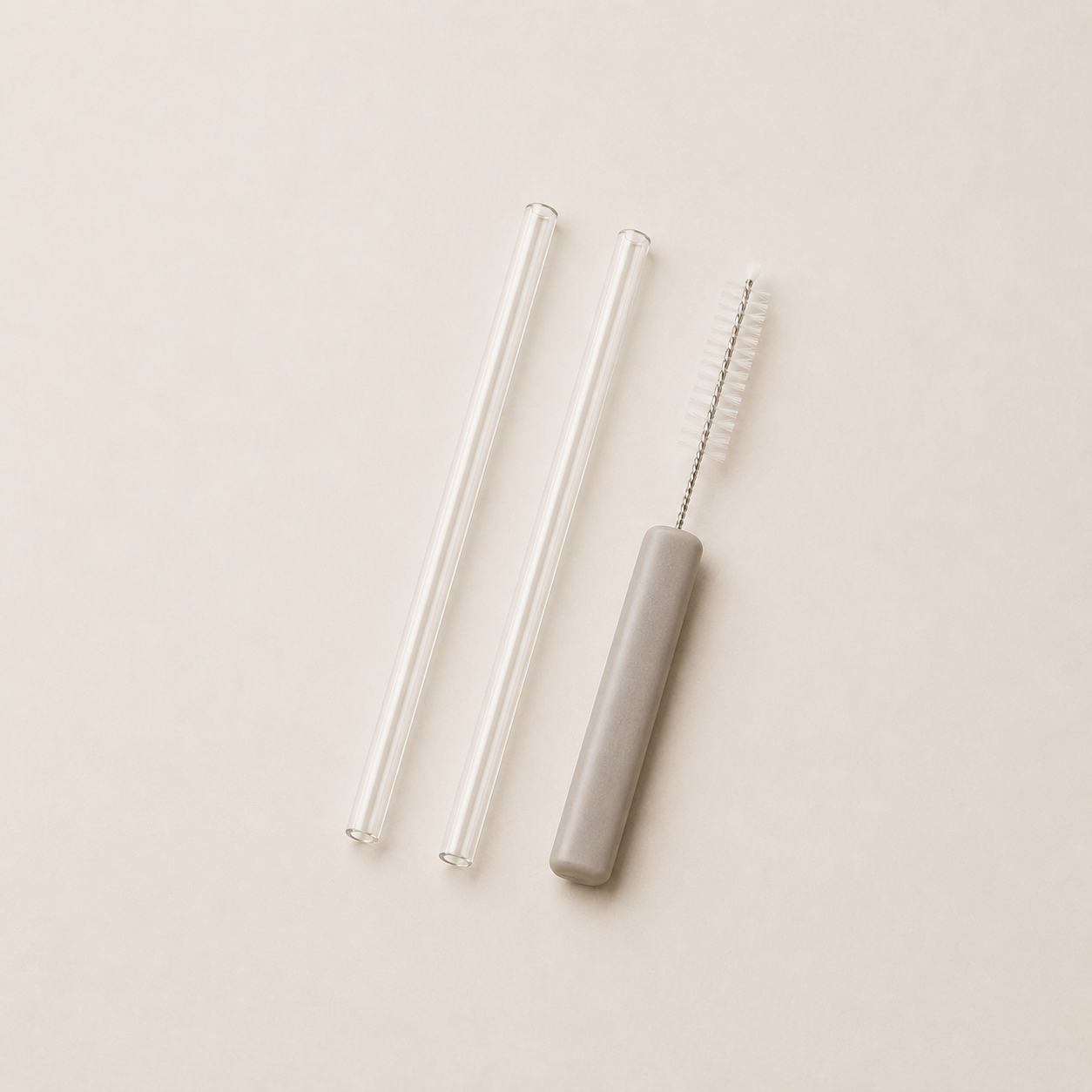 Reusable Glass Straw Set
