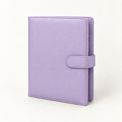 Lilac A4 ring binder