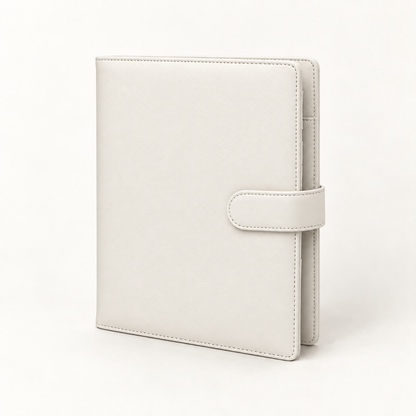 White A4 ring binder
