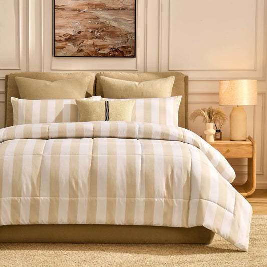Coverless Duvet & Pillowcase Set - Natural - DP