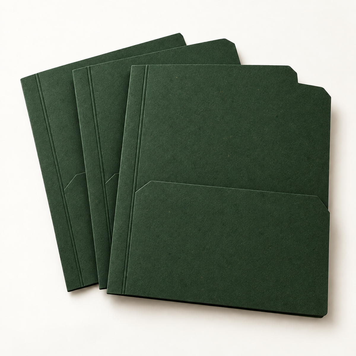 Forest set of three A4 file folders