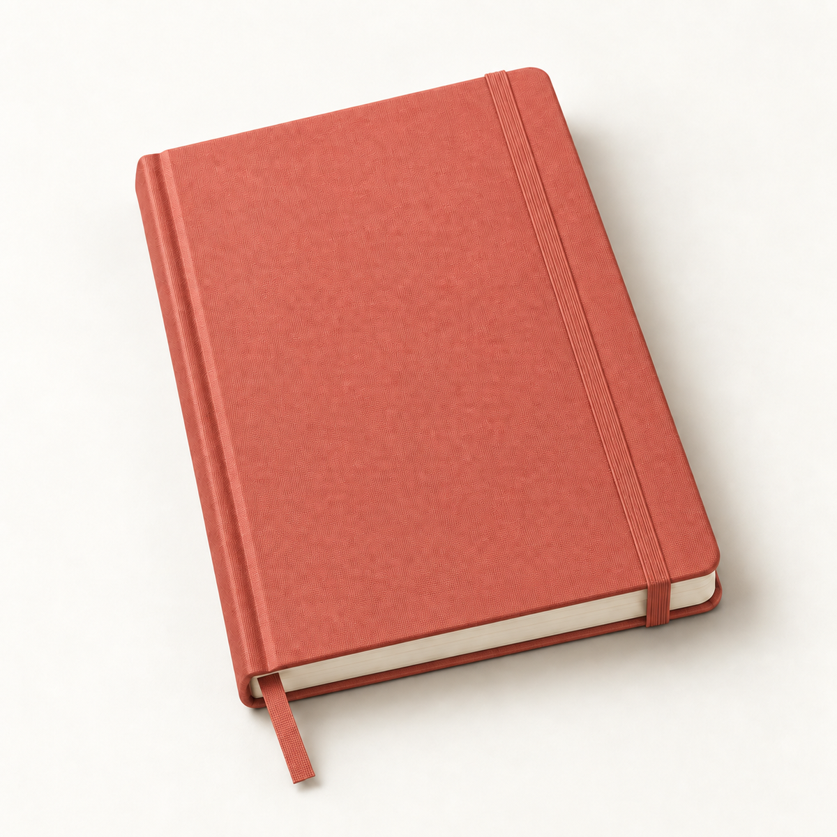Coral A5 dotted notebook