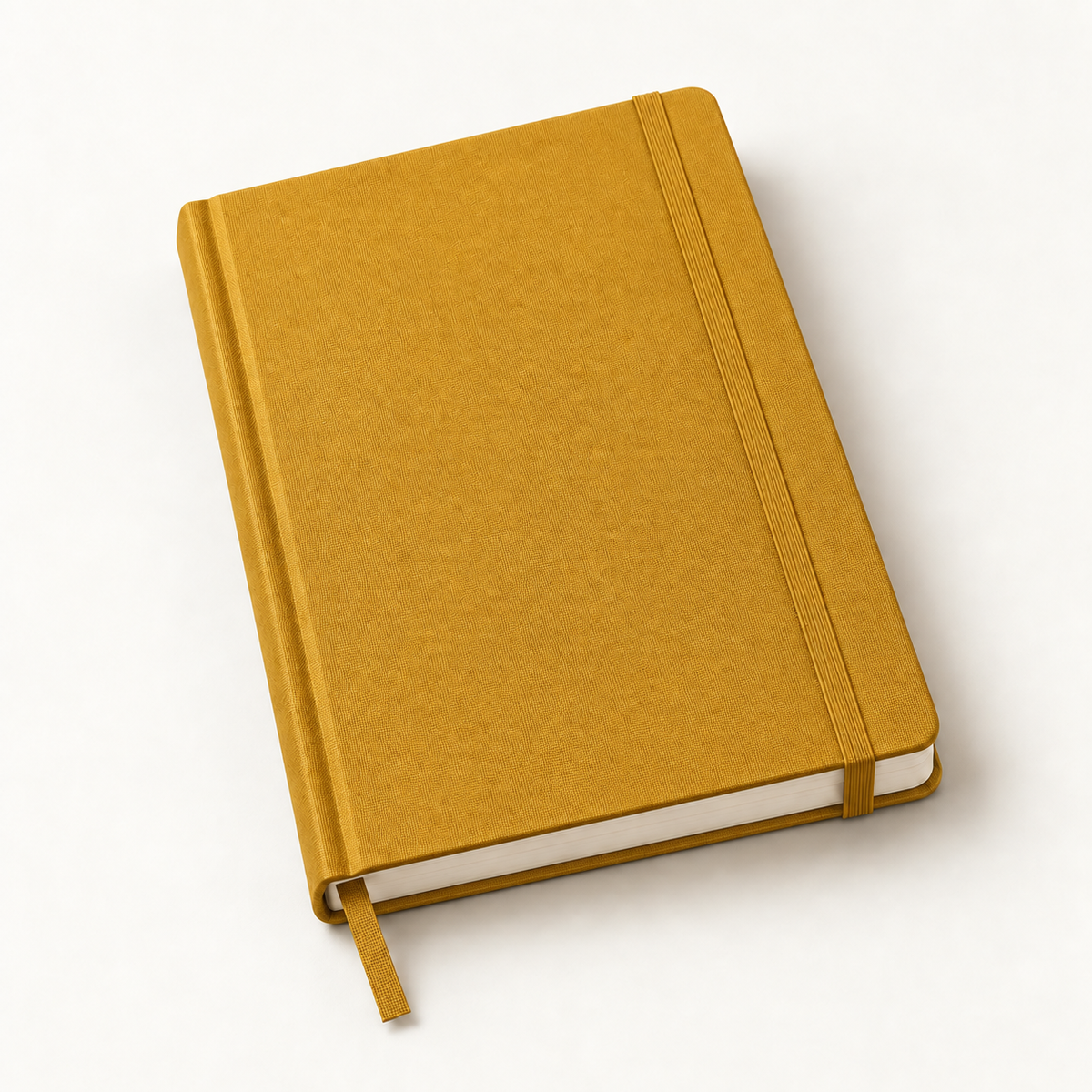 Mustard A5 dotted notebook