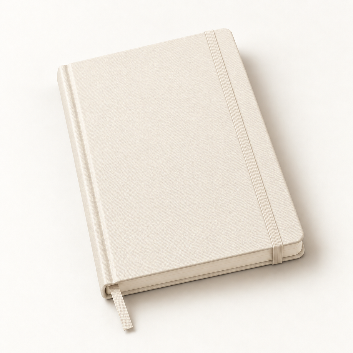 White A5 dotted notebook