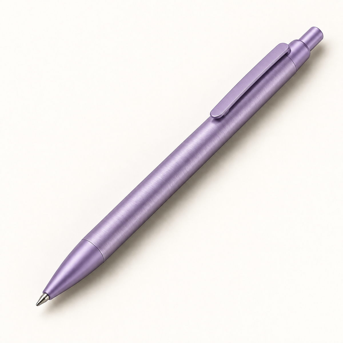 Lilac retractable gel pen