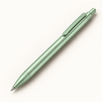 Mint retractable gel pen