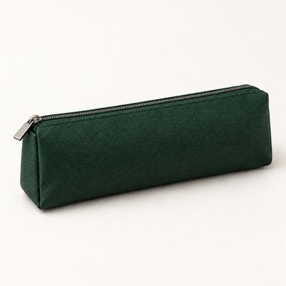 Forest coated canvas pencil case
