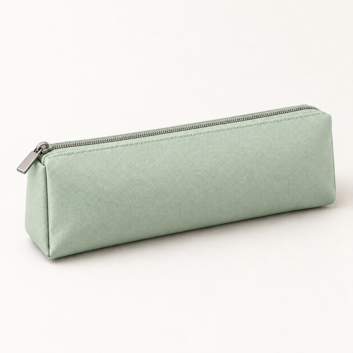 Mint coated canvas pencil case