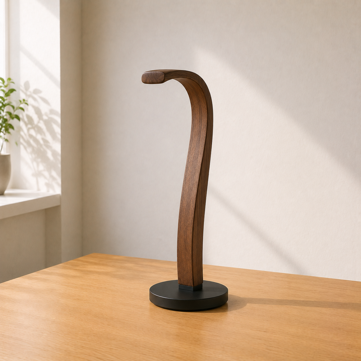 Perch Headphone Stand - Walnut