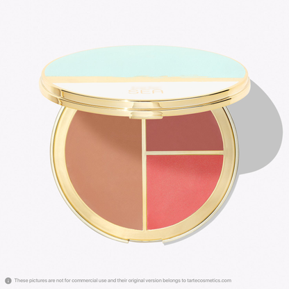 Breezy cream blush & bronzer palette